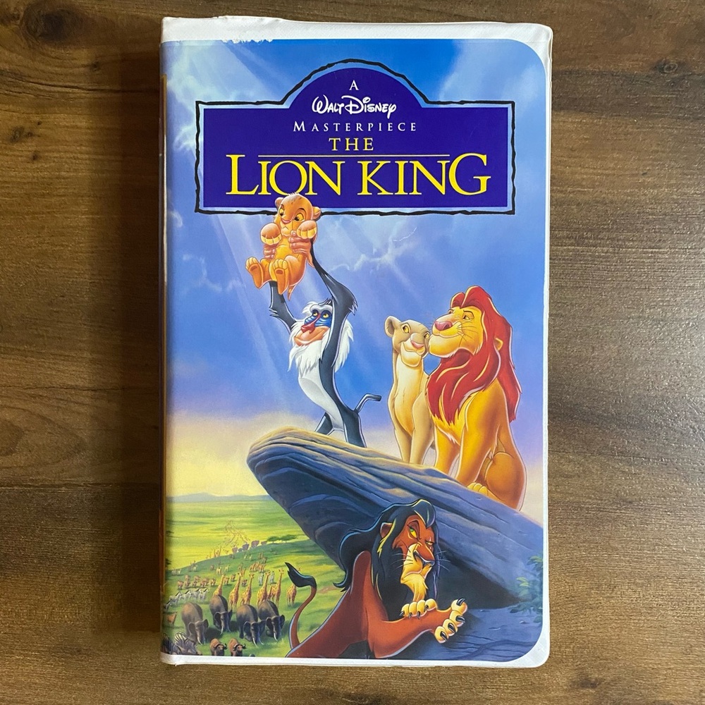 The Lion King VHS Tape (Masterpiece Collection Edition)